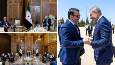 Dışişleri Bakanı Hakan Fidan, Suriye Geçici Cumhurbaşkanı Ahmed eş-Şara ile