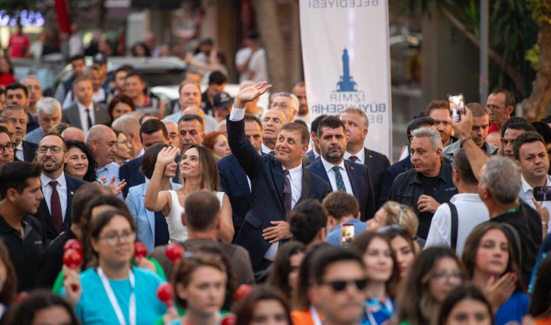 94. kez kapılarını açan İEF açılışında konuşan İzmir Büyükşehir Belediye