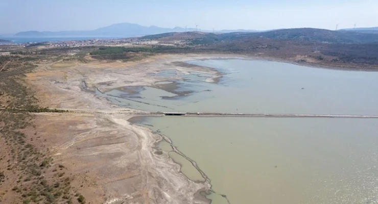 Kutlu Aktaş Barajı’ndaki su seviyesi kritik seviyeye düşünce, planlanan 7