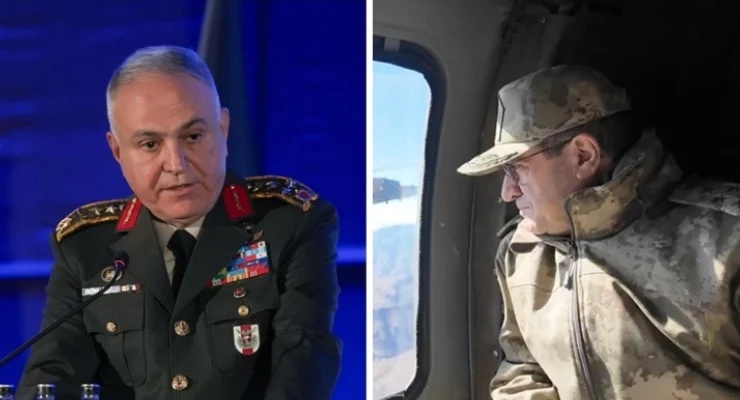 Cumhurbaşkanı Erdoğan başkanlığındaki Yüksek Askeri Şura toplantısında Genelkurmay Başkanı Orgeneral