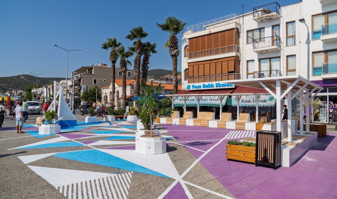 İzmir Büyükşehir Belediyesi’nin kamusal alanları daha yaşanabilir hale getirmek için