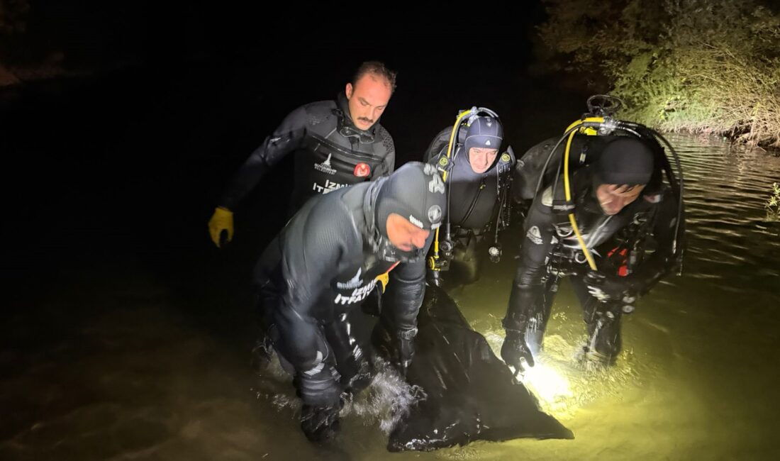 İzmir İtfaiyesi dalgıçları Bayındır’da boğulma vakasına müdahale etti