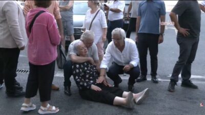 Görüştürülmeden sevk edilen Çalık’ın ailesi hastane önünde fenalaştı.