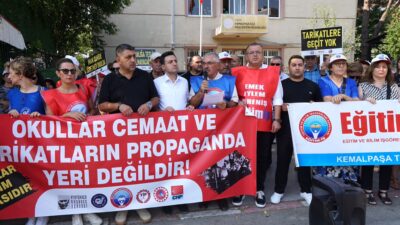 Kemalpaşa’da okullarda Arapça yemin ettirilmesi bazı kesimlerce eleştirilirken, eğitimde laiklik