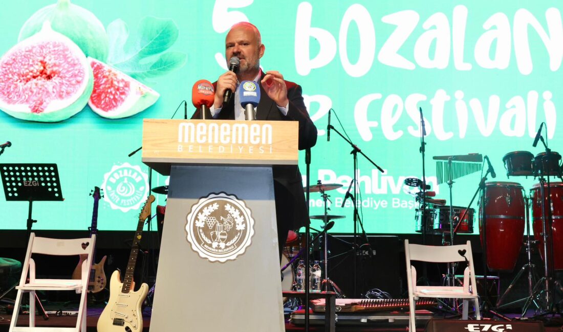 Menemen'in en lezzetli festivallerinden olan 5. Bozalan İncir Festivali, İzmir