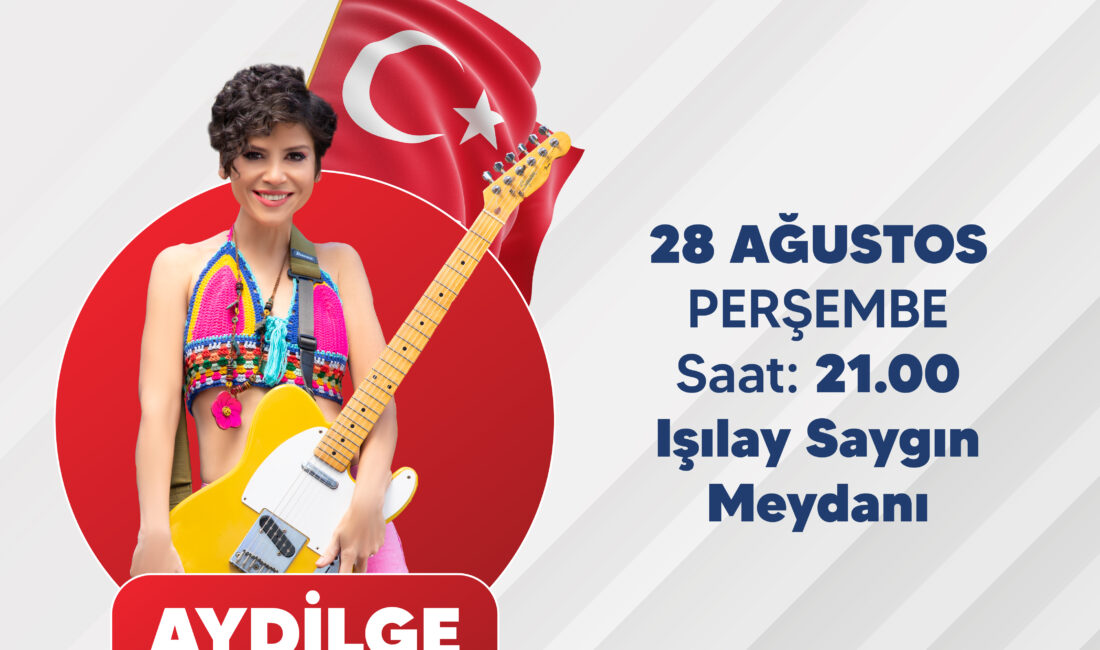 Buca Belediyesi, 30 Ağustos Zafer Bayramı kutlamaları kapsamında ünlü sanatçı