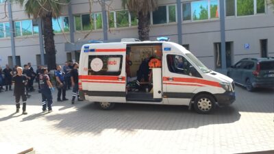 Manisa Organize Sanayi Bölgesi’nde faaliyet gösteren bir fabrikada kimyasal buhara