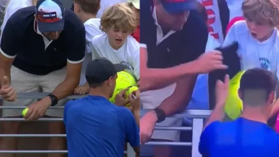 Geçtiğimiz gün oynanan ABD Açık Tenis Turnuvası maçı sonrasında Polonyalı