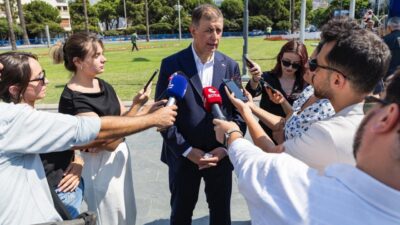 İzmir Büyükşehir Belediye Başkanı Dr. Cemil Tugay, gazetecilerin sorularını yanıtladı.
