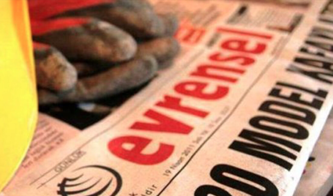 Evrensel Gazetesi'nin İzmir bürosuna gece yarısı 01.130'da kimliği belirsiz bir