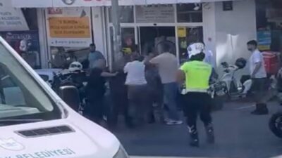 İzmir’in Eşrefpaşa semtinde görev başındaki trafik polisine saldıran 3 kişiden