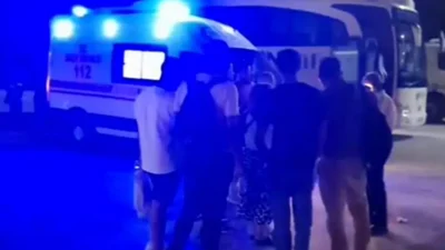Manisa'da yolcu otobüsünde çıkan tartışma kanlı bitti. Şoförlerden biri bıçakla