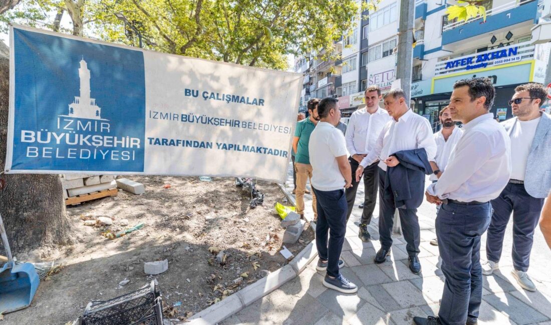 İzmir Büyükşehir Belediyesi, Şirinyer Beyazıt Aykut Parkı’nı yeniliyor.