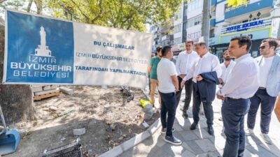 İzmir Büyükşehir Belediyesi, Şirinyer Beyazıt Aykut Parkı’nı yeniliyor.