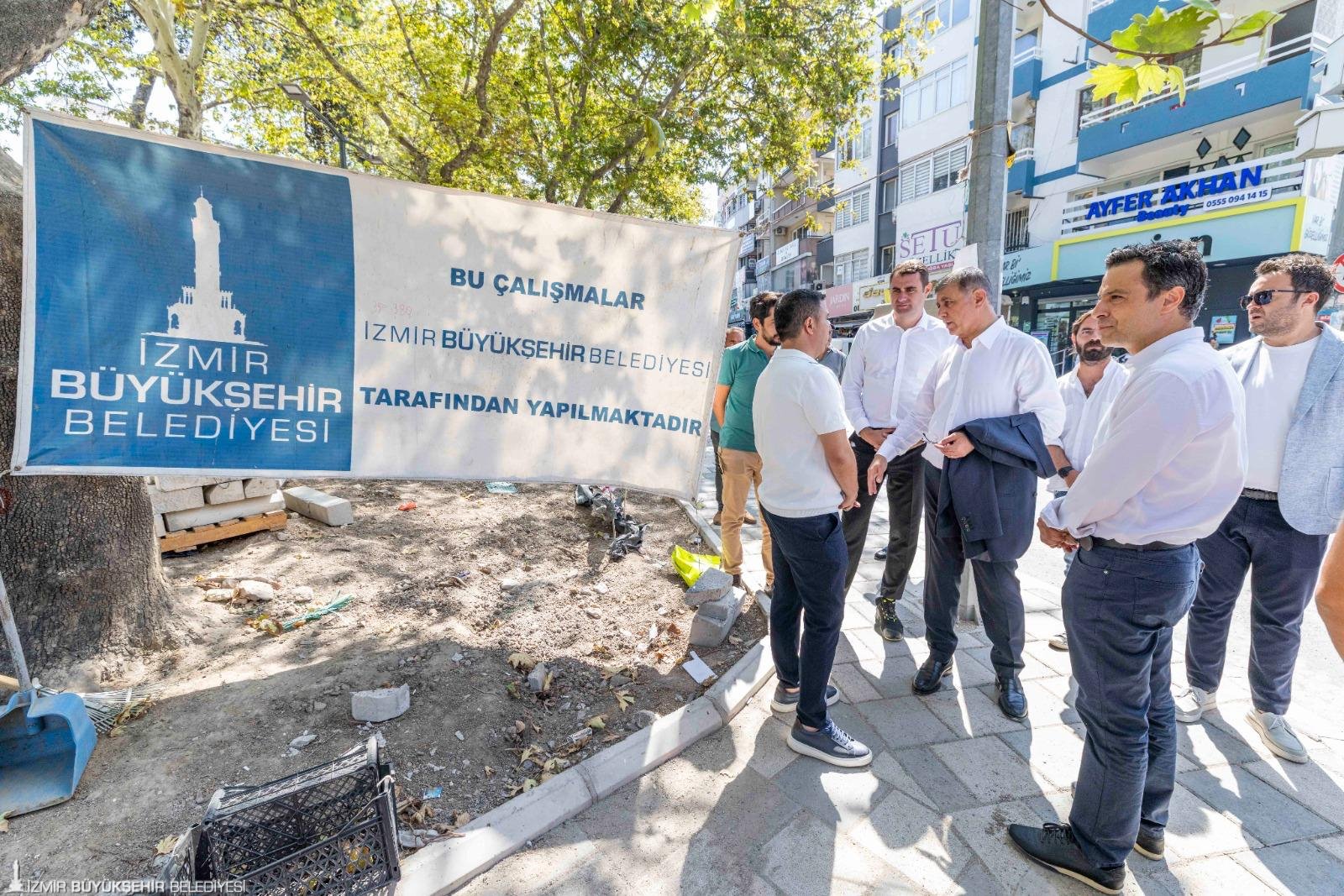 İzmir Büyükşehir Belediyesi, Şirinyer Beyazıt Aykut Parkı’nı yeniliyor.