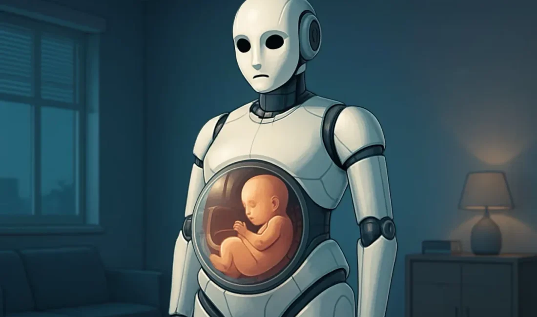 Çinli şirket, insan bebeklerini taşıyıp doğurabilecek ilk robot prototipini geliştirdi.