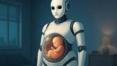 Çinli şirket, insan bebeklerini taşıyıp doğurabilecek ilk robot prototipini geliştirdi.