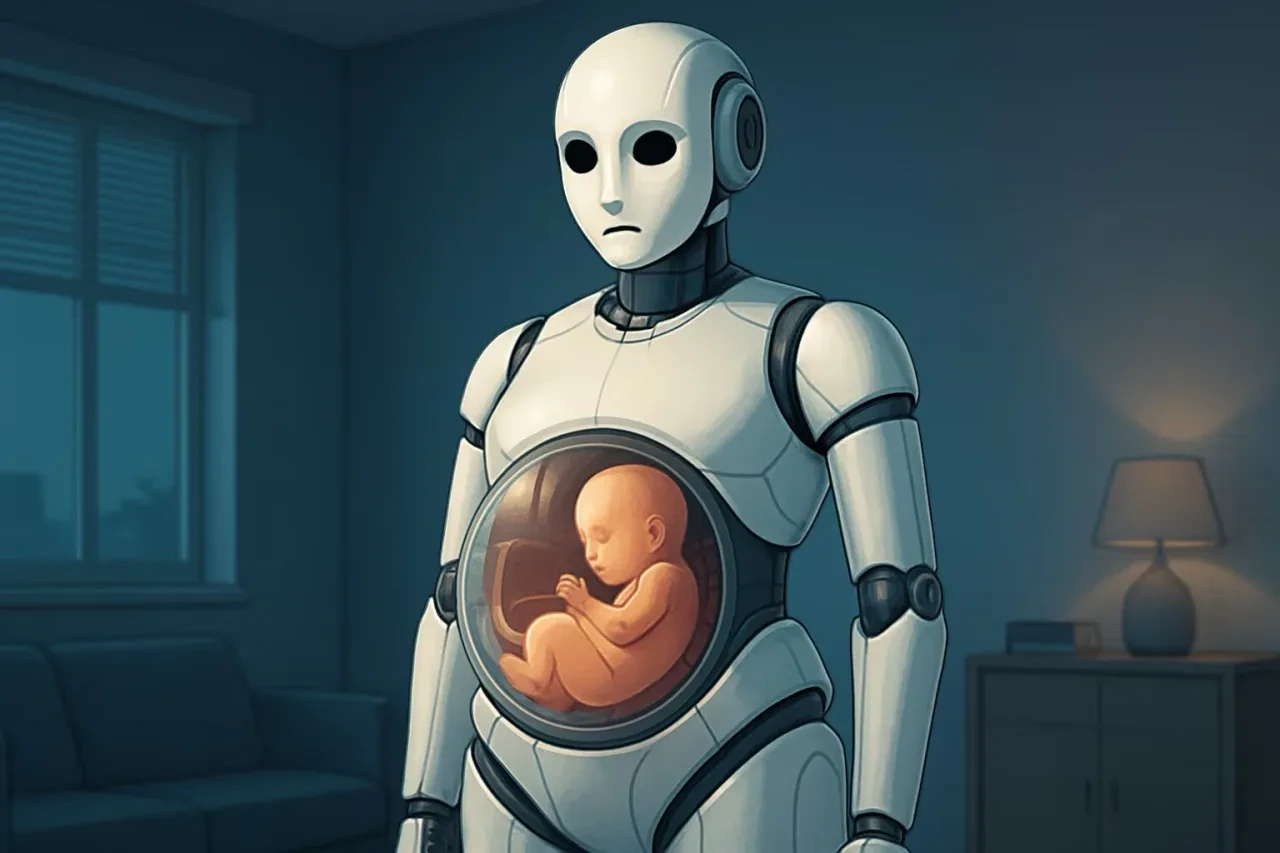 Çinli şirket, insan bebeklerini taşıyıp doğurabilecek ilk robot prototipini geliştirdi.