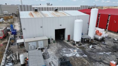 Tekirdağ’ın Ergene ilçesinde anestezi gazı üreten fabrikada meydana gelen patlamada