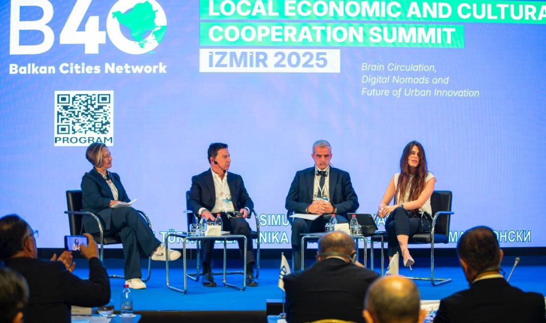 İzmir Büyükşehir Belediyesi’nin ev sahipliğinde düzenlenen B40 Balkan Şehirleri Ağı'nın