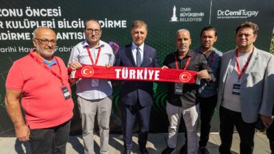 İzmir Büyükşehir Belediye Başkanı Dr. Cemil Tugay, amatör spor kulüplerinin