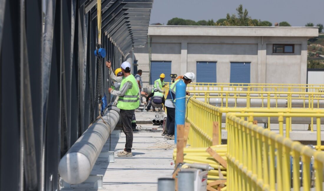 İzmir Büyükşehir Belediyesi’nin 450 milyon liralık yatırımıyla Torbalı Ayrancılar-Yazıbaşı Atıksu