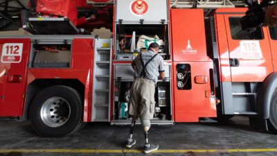 İzmir Büyükşehir Belediyesi İtfaiyesi’nde görevli Mümtaz Zarplı, 18 yıl önce