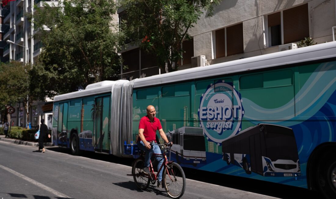 İzmir Büyükşehir Belediyesi, Avrupa Hareketlilik Haftası kapsamında Plevne Bulvarı’nı trafiğe