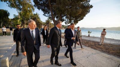 İzmir Büyükşehir Belediye Başkanı Dr. Cemil Tugay, Urla’da ilk kez