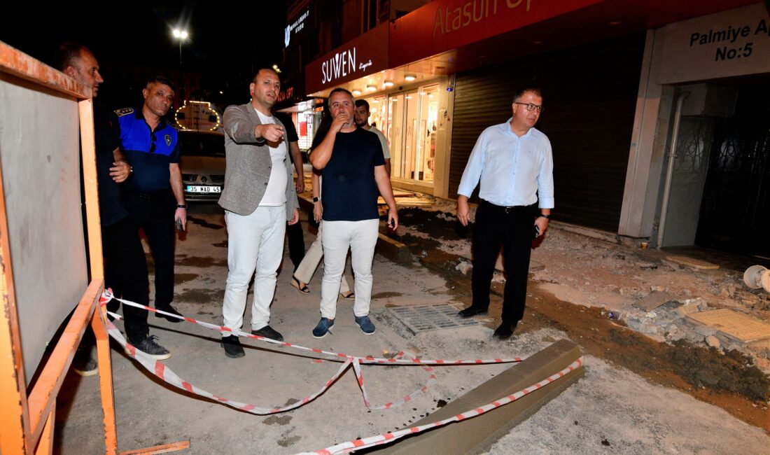 Bornova Belediye Başkanı Ömer Eşki’nin talimatıyla Bornova’da adeta asfalt seferberliği