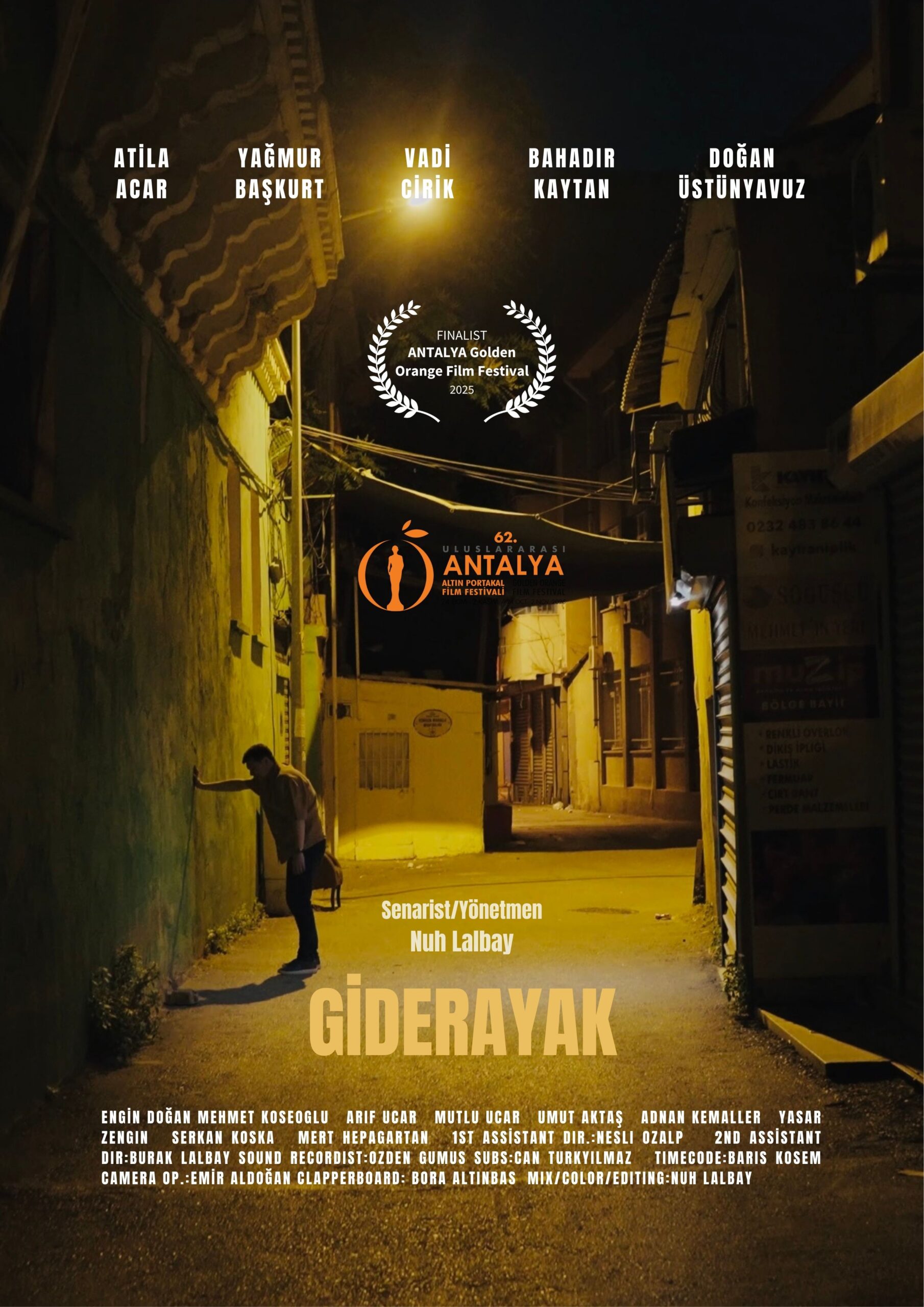 Bornova Belediyesi'nin desteklediği kısa film, 233 yapım arasından sıyrılarak 62.