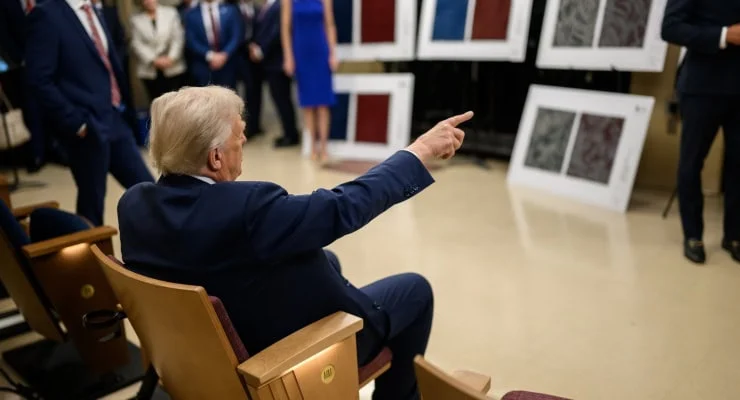 ABD Başkanı Donald Trump, başkanlık uçağında gazetecilere yaptığı açıklamada bebeklere