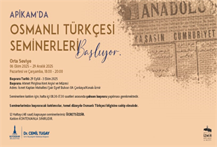 İzmir Büyükşehir Belediyesi, Osmanlı Türkçesi’nde bilgilerini ilerletmek isteyenler için “Orta