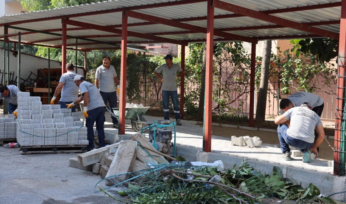 Bayraklı Belediyesi, ilçedeki okullardan gelen bakım ve onarım taleplerini imkanlar