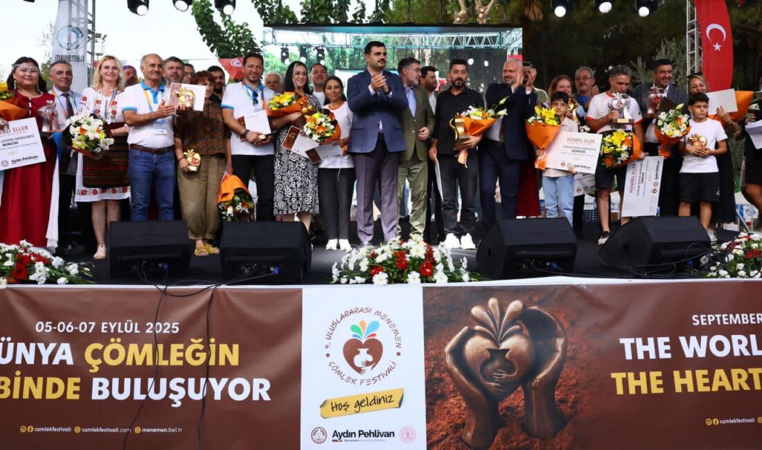 Menemen Belediyesi’nin ev sahipliğinde bu yıl dördüncüsü düzenlenen Uluslararası Çömlek