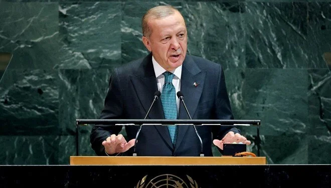 Birleşmiş Milletler'in 80. Genel Kurulu'nda konuşan Cumhurbaşkanı Erdoğan, Gazze'deki insanlık