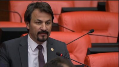 CHP Zonguldak Milletvekili Eylem Ertuğ Ertuğrul, Zafer Bayramı töreninde askeri