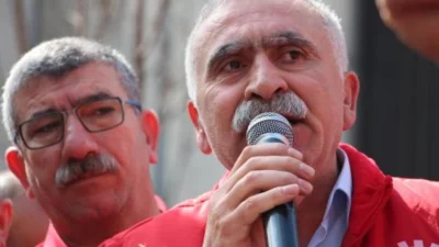 Ege'de sendikal mücadelenin önemli isimlerinden Memiş Sarı, DİSK Bölge Temsilciliği