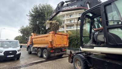 Menderes’te artan yağışlar öncesi Menderes Belediyesi, İZSU ile gerçekleştirdiği ortak