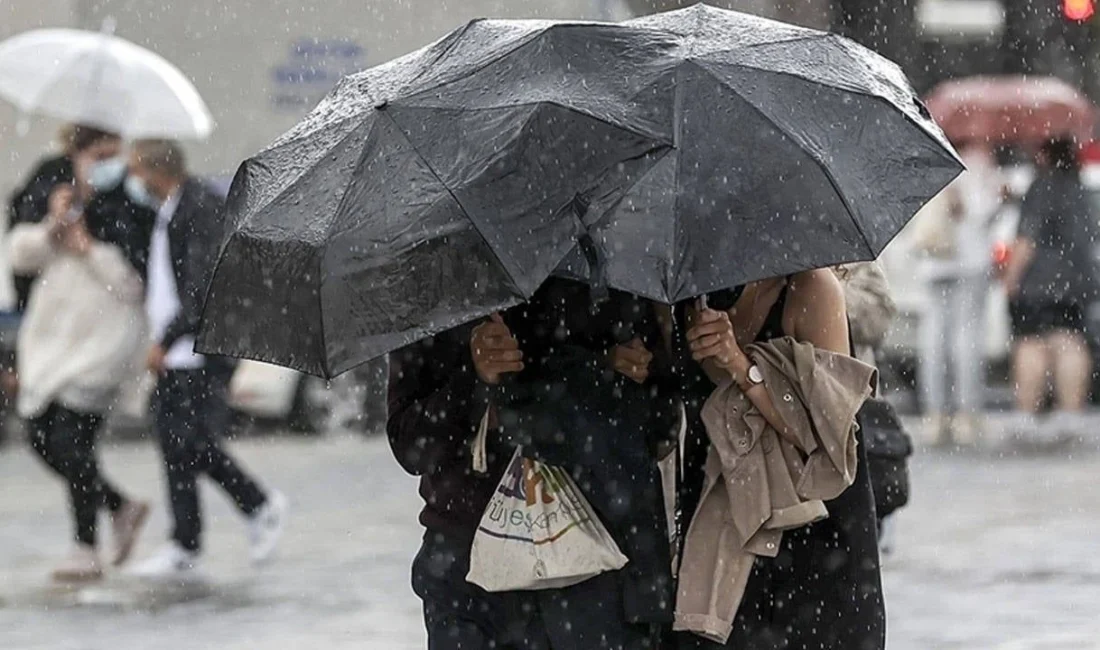 Meteoroloji Genel Müdürlüğü, bugün 12 il için gök gürültülü sağanak