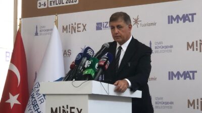İzmir Büyükşehir Belediye Başkanı Cemil Tugay, MINEX 2025 fuarına katıldı.