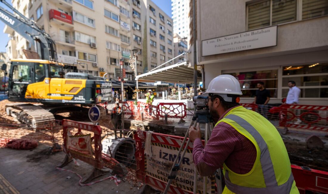 İZSU Genel Müdürlüğü Alsancak, Kültür ve Mimar Sinan mahallelerinde uzun