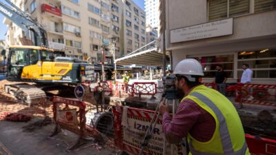 İZSU Genel Müdürlüğü Alsancak, Kültür ve Mimar Sinan mahallelerinde uzun