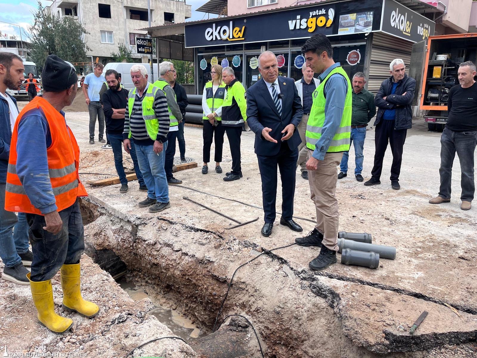 İzmir Büyükşehir Belediyesi İZSU Genel Müdürlüğü, Gaziemir’in Sarnıç Mahallesi’nde 205