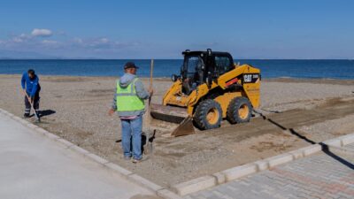 İzmir Büyükşehir Belediyesi, Güzelbahçe’nin girişinde yer alan 2 bin metrekarelik