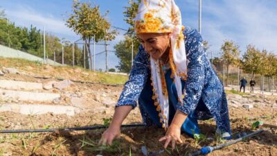 İzmir’de kadınlar, çocuklar ve mahalleli, bostanlarda hem üretip hem güçleniyor;