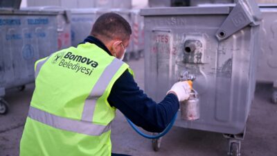 Bornova Belediyesi, temizlik kalitesini artırmak için 1000 yeni çöp konteyneri