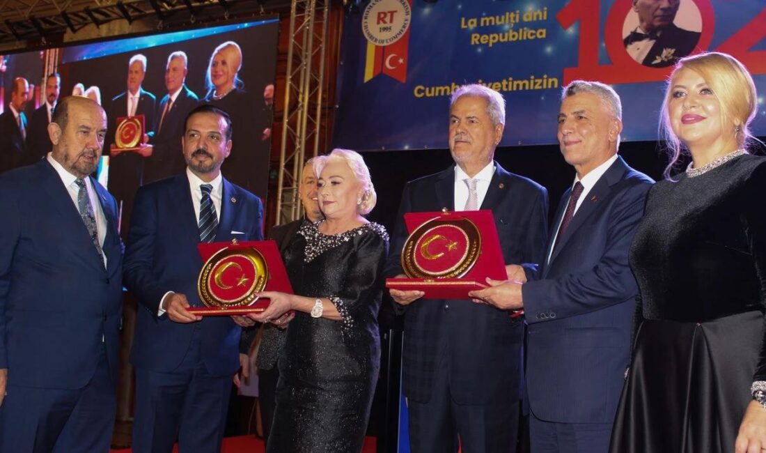 Hasan Çölmekçi’ye Uluslararası ödül Türkiye’nin 102’nci Cumhuriyet yılı ve Romanya-Türkiye Ticaret ve Sanayi Odası’nın