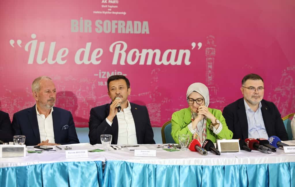 AK Parti, Roman vatandaşlarla ‘Bir Sofra’da İlle de Roman’ etkinliğinde