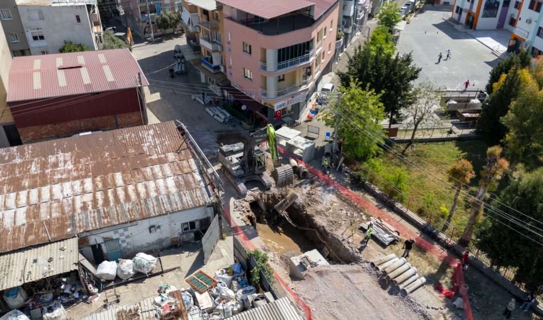 İZSU’nun 70 milyon TL’lik yatırımıyla Tepekule ve Çay mahallelerinin altyapısı